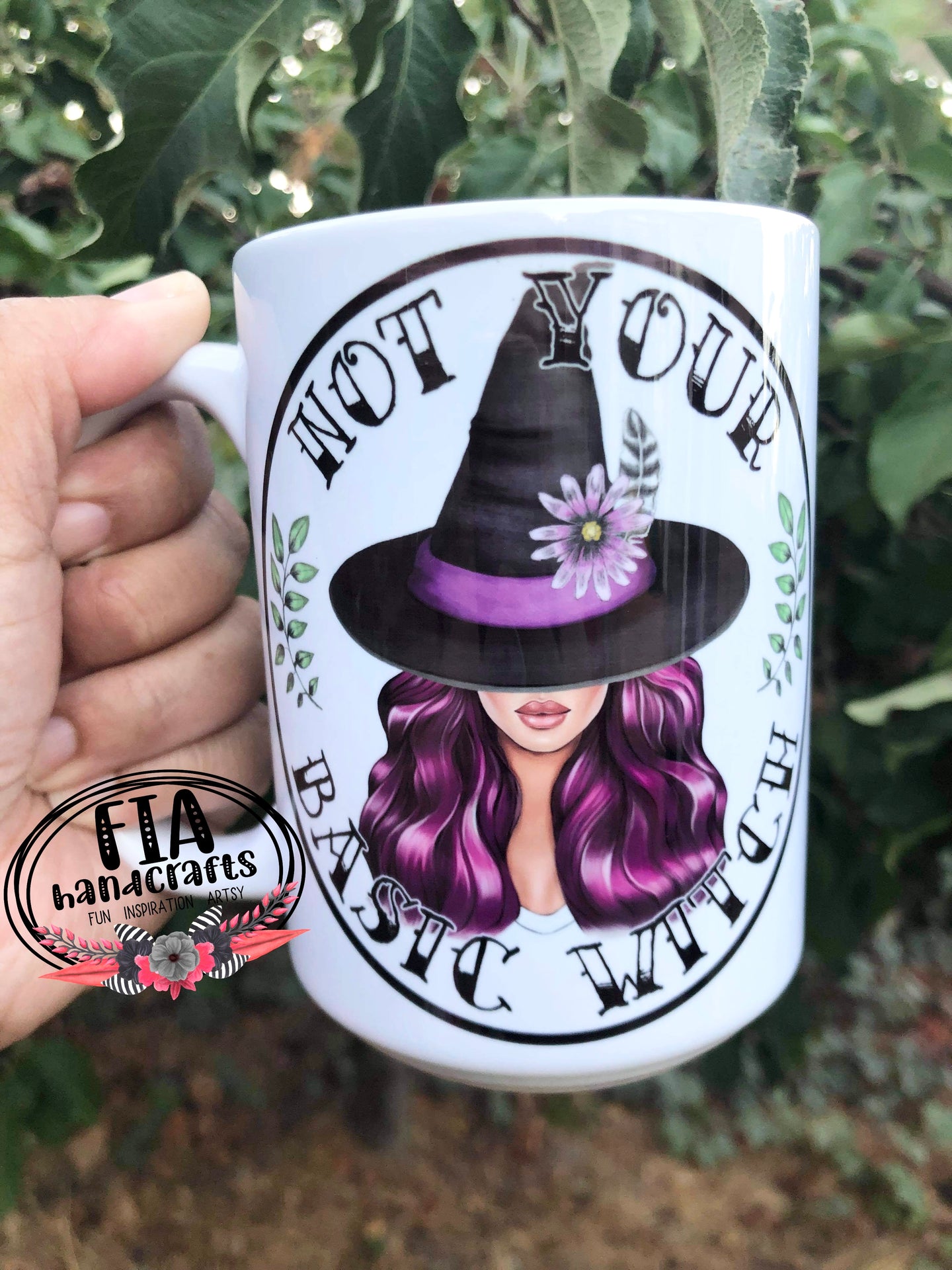 RTS-  Not Your Basic Witch Ceramic Mug