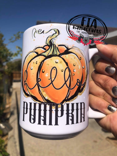 RTS- HELLO PUMPKIN MUG