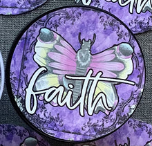 Load image into Gallery viewer, Phone Grip- Purple Moth Faith