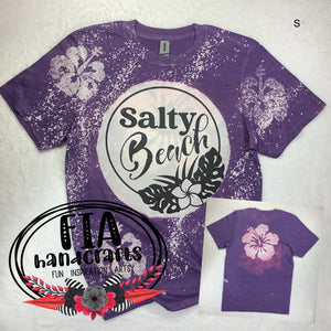 RTS Bleached Tee Salty Beach Small