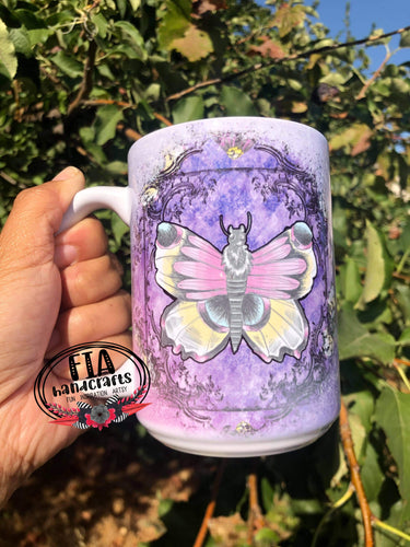 RTS PURPLE MOTH  MUG